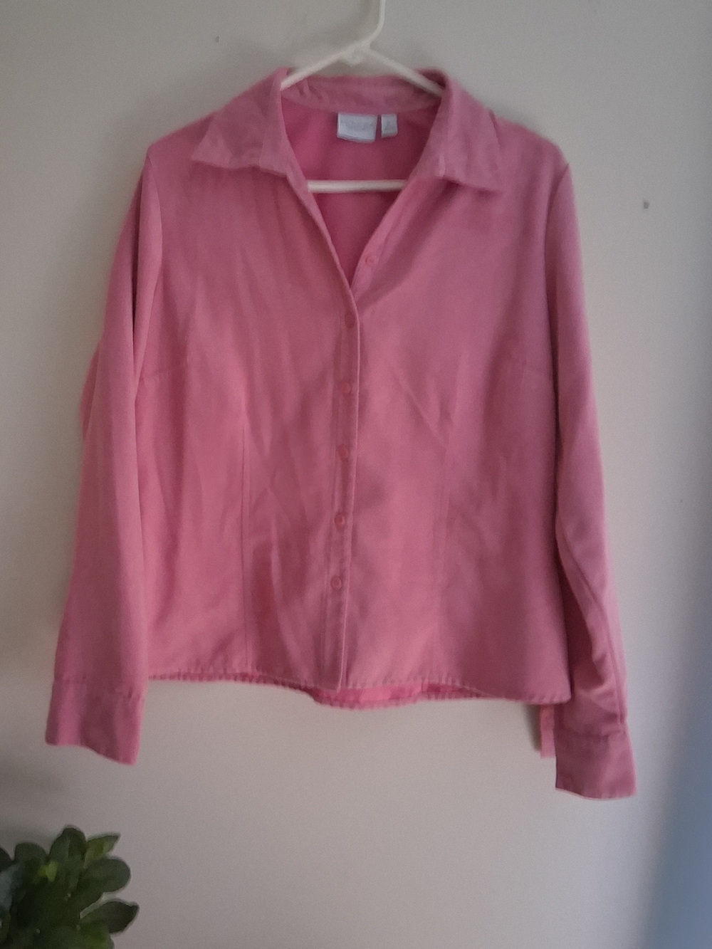 Sonoma Pink Button-Front Suede Jacket
